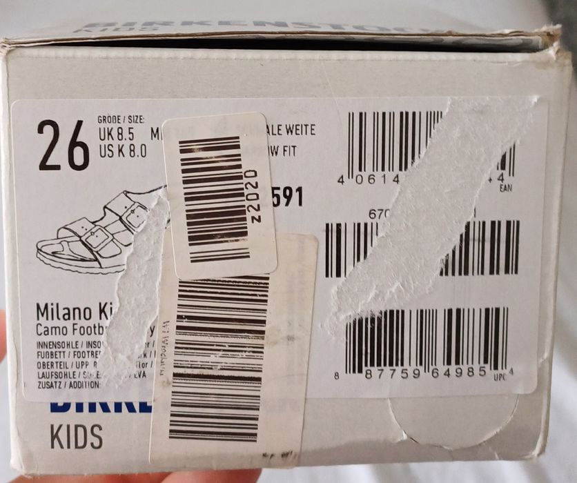 Sandale copii comode Birkenstock piele pluta m.26 și Biomecanics m.28