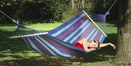 Hamac cu bare de lemn (210x120cm)