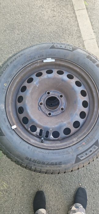 215 60 R16 99V 4Anvelope 4 Alseason Cauciucuri Dot.1124 / 2222  profil 8mm Clasa A Jante Oțel 5x115 R16