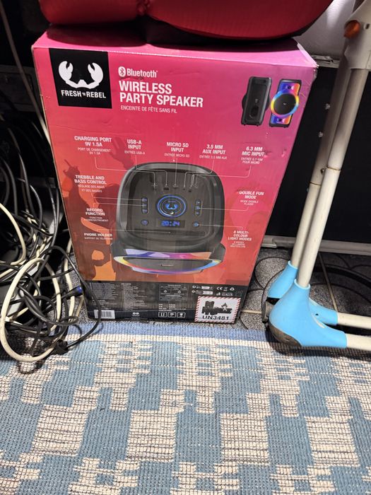 Boxă portabilă wireless de petrecere Fresh’n Rebel Party Loud