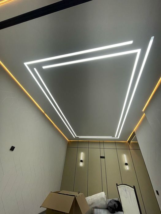 Натяжные потолки парящий