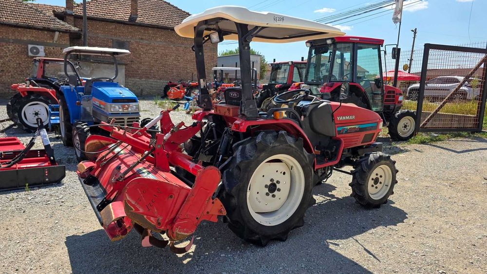 Японски трактор Yanmar AF224 с фреза, 4х4, 24 кс, АграБГ Джолев