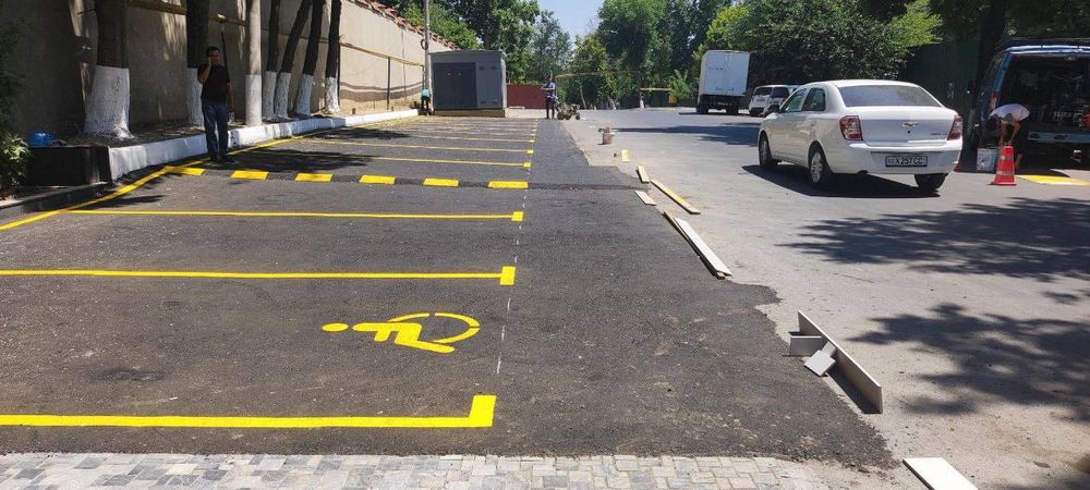 Parkovka Razmetka chizish Palasa chizish Стоянка Парковка Разметка