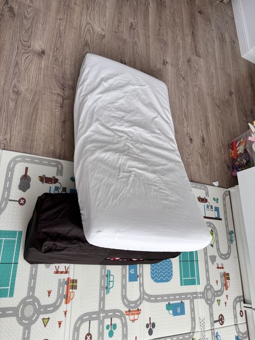 Patut pliabil Kraussman + saltea cocos