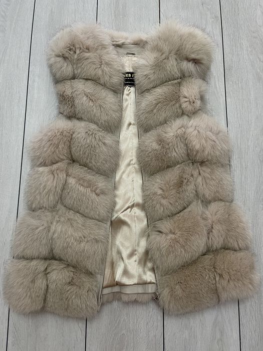 Дамски елек от естествен косъм