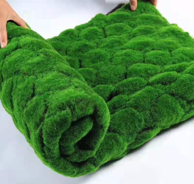 Covor panou verde aspect natural muschi 1mx1m