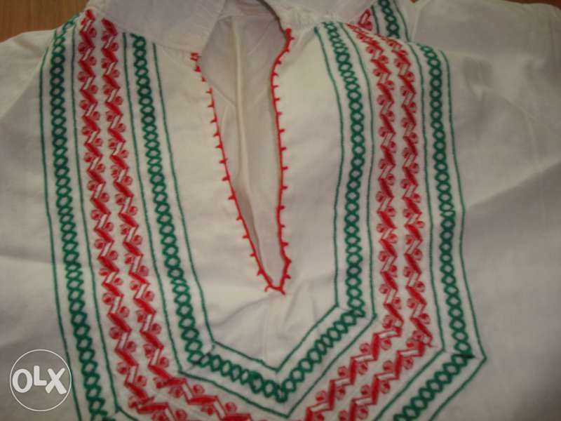 Детска ризка, цървули и колан за народна носия