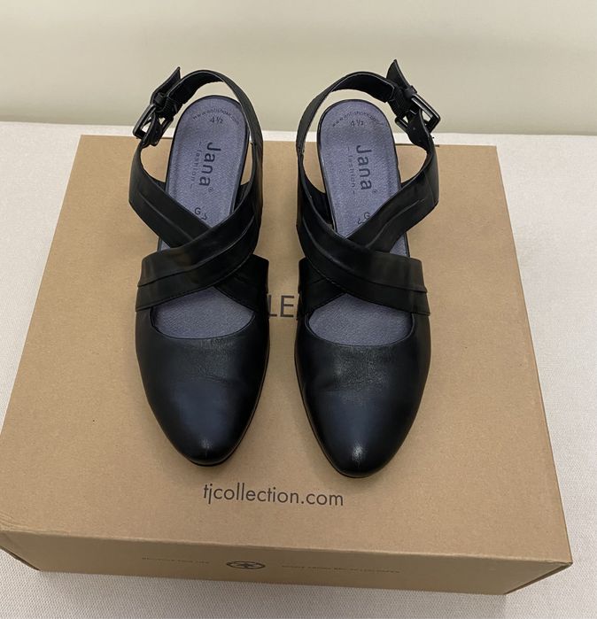 Туфли черные, размер 38