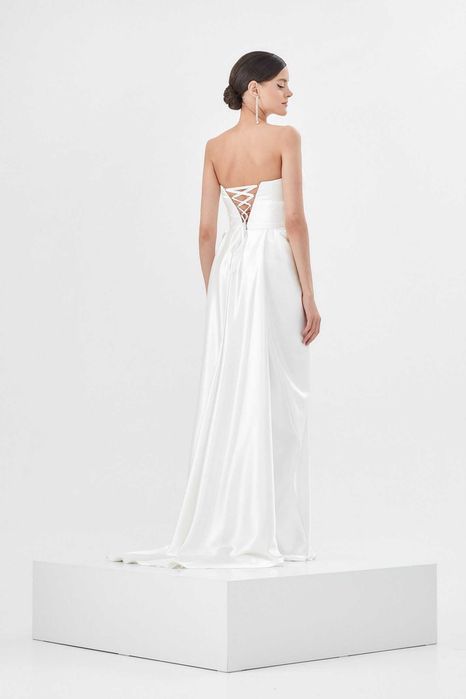 Rochie de mireasă din mătase Myra – Atelier Divine