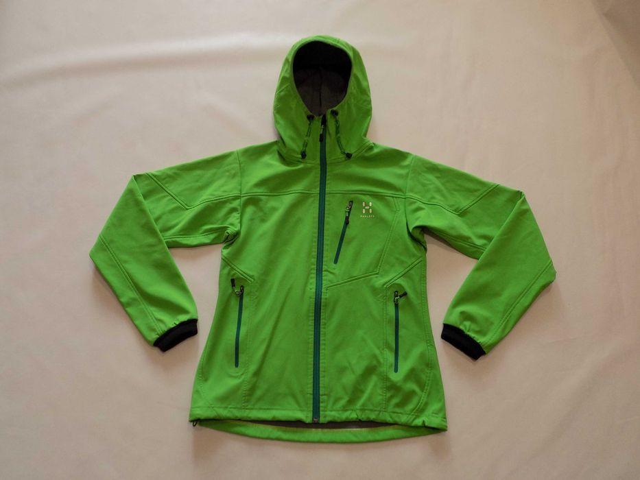 яке haglofs softshell горнище худи суичър туризъм планина дамско оригинал S