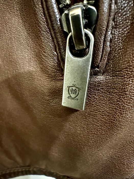 Ново мъжко яке от естествена кожа  Massimo Dutti