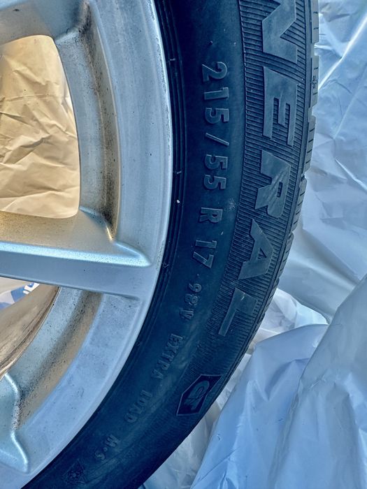 Jante Borbet originale cu cauciucuri de iarna