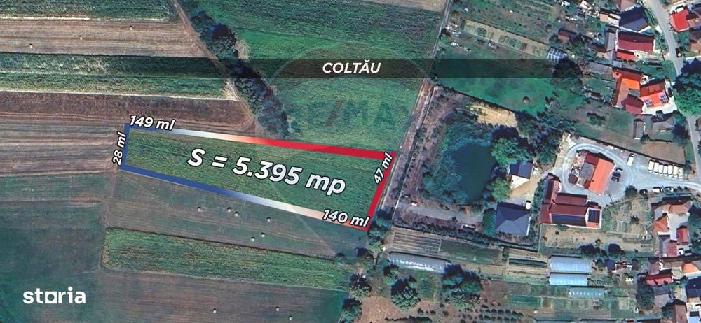 Parcele de teren de vânzare | Coltău | 750-902 mp