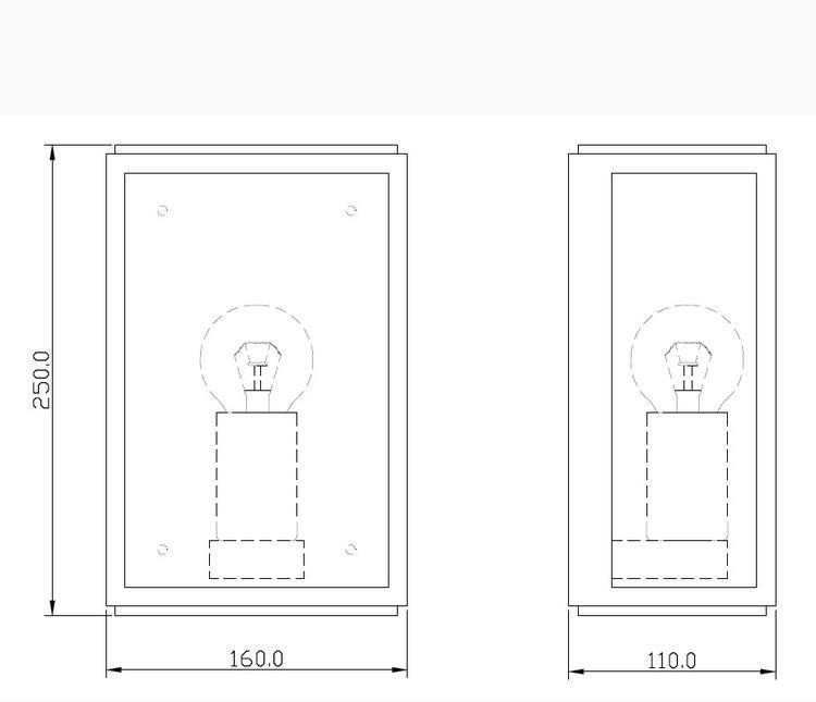 Lampi exterior IP 44 - productie Belgia