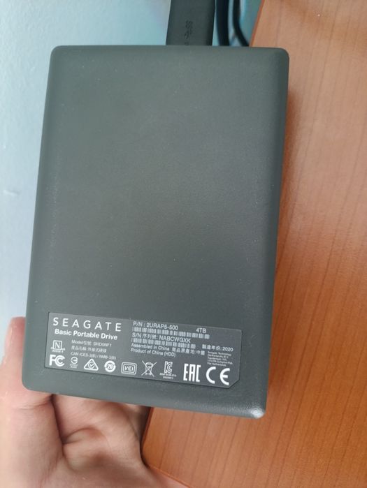 HDD Extern Seagate 4TB