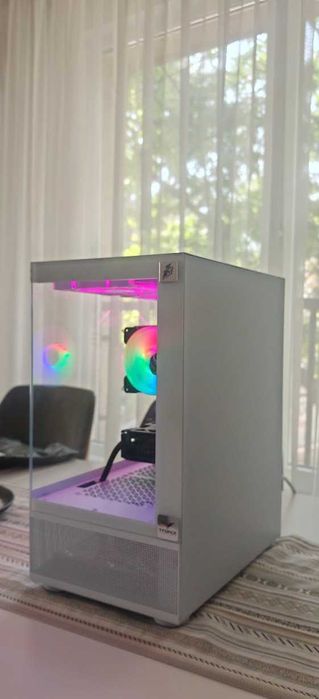 Бюджетно Геймърско PC Ryzen 5 5500/16Gb/512GB SSD+1000Gb HDD/Sapphire RX 6600/Гаранция