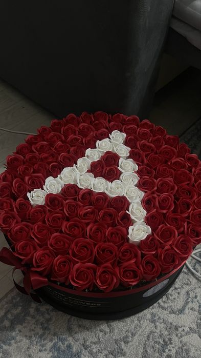 101 мылные Розы с буквой A