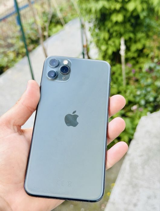 Apple iPhone 11 PRO MAX, Midnight Green, stare f bună, Neverlocked