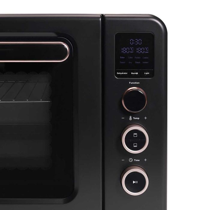 Cuptor electric DIVO, 1800W, 35L, 8 programe, Negru Biovita