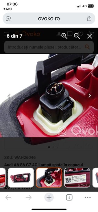 Tripla portbagaj audi a6c7