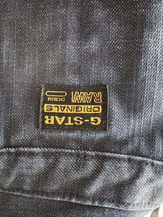 G star raw. Дълго дънково винтидж яке тип шлифер