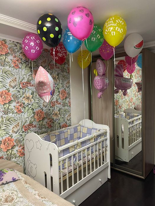 Манеж с матрацом