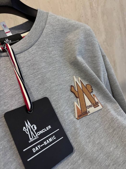 Последна! M0ncler -  мъжка памучна тениска  с къс ръкав