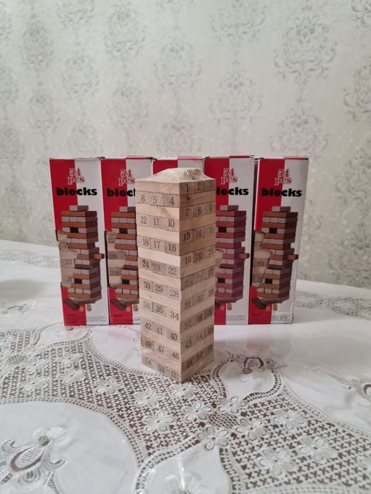 Jenga Djenga o'yini / Дженга настольная игра
