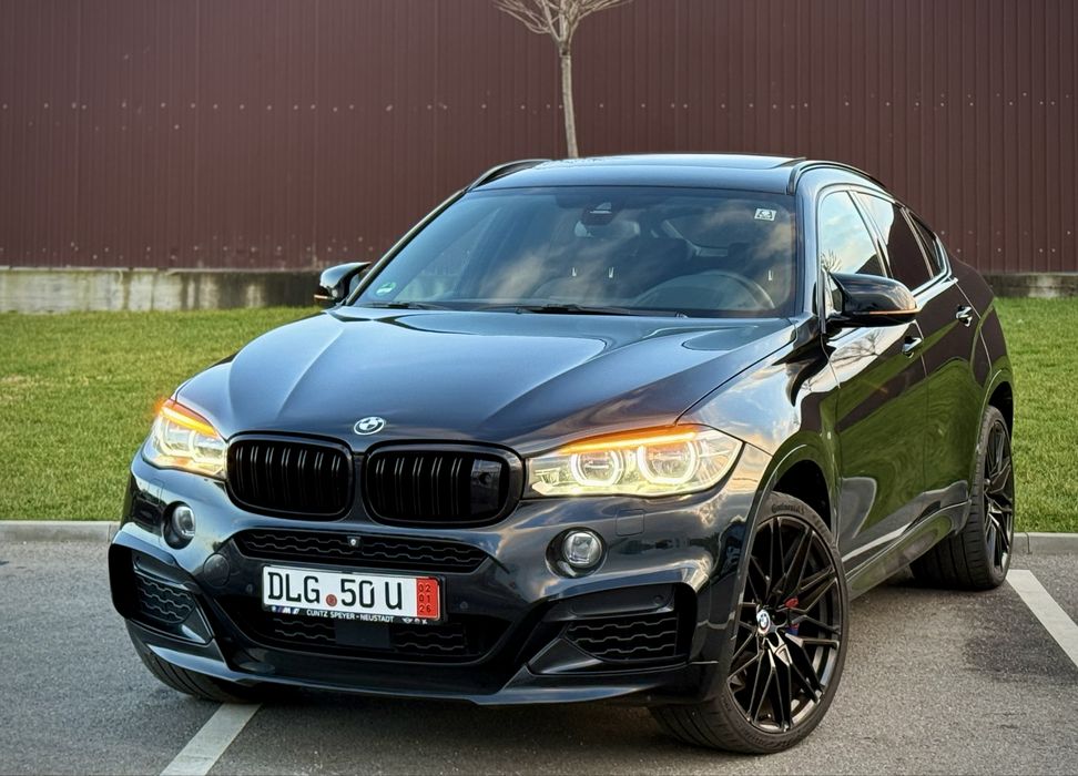 BMW X6 M50D 381 cp, Euro 6, X-Drive,trapa,soft clouse,night vision,top