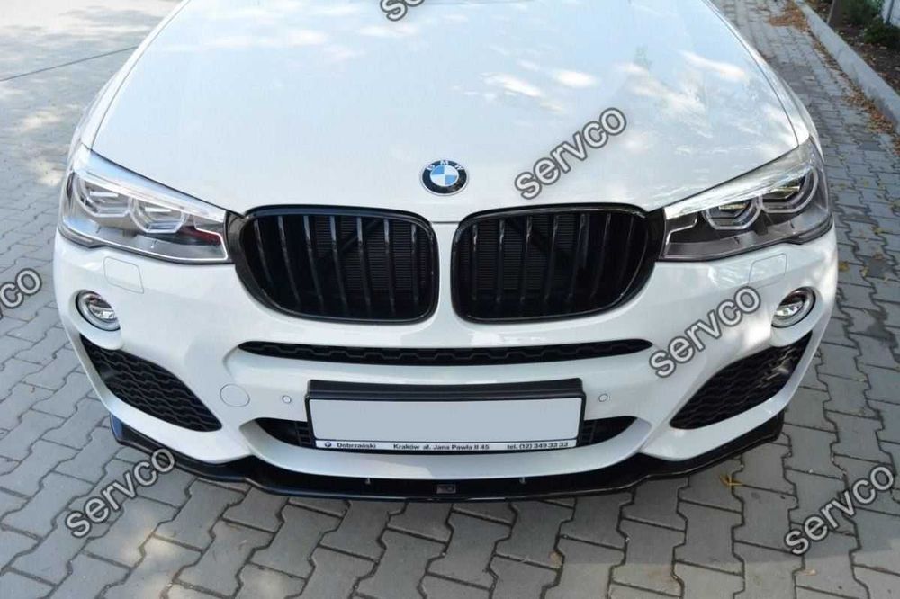 Prelungire lip bara fata Bmw X4 F26 M-Pack 2014-2018 v1 Maxton Design