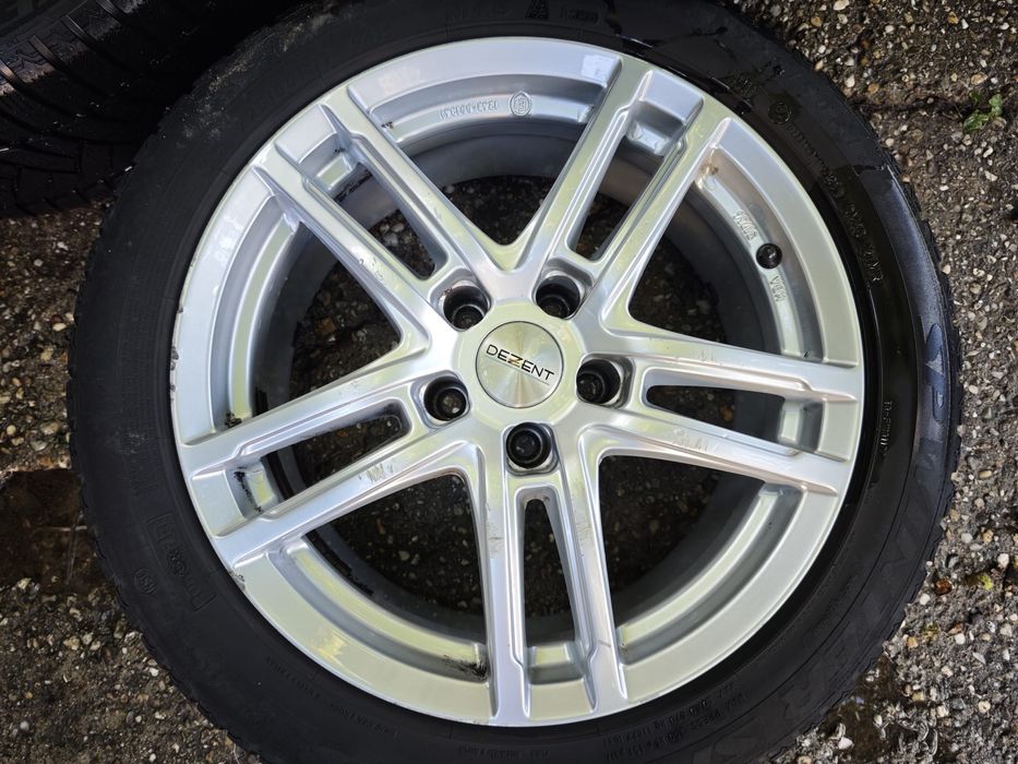 Set 4 jante aliaj Dezent TR Silver 17” 5x112 pentru Audi/VW/Skoda/Seat