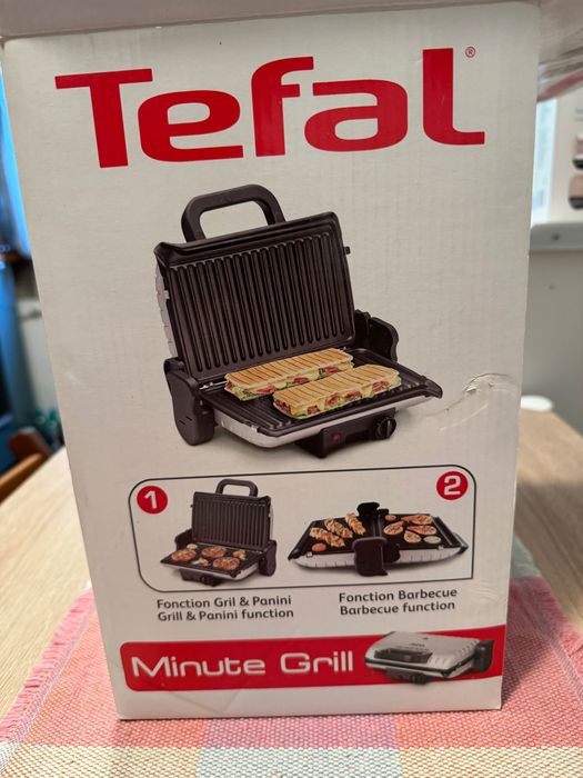 Grill Tefal Minute Grill, aproape nou, foarte puțin folosit