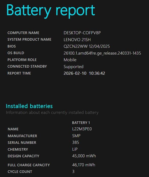 Laptop Lenovo ThinkBook 16 G8 IRL Core5 210h 32Gb DDR5 M.2 Thunderbolt