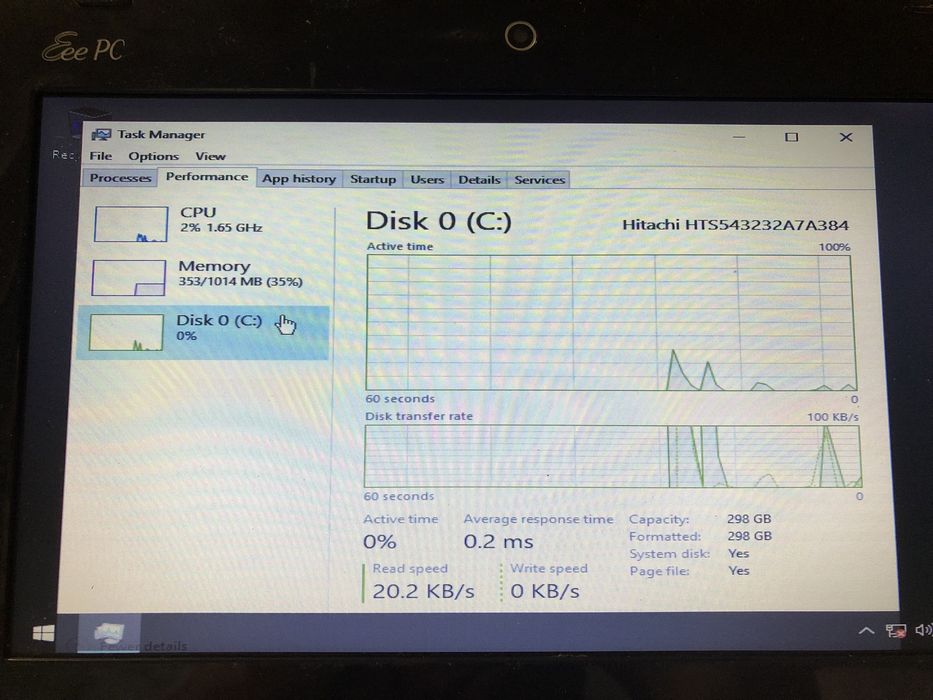 Laptop asus eee pc