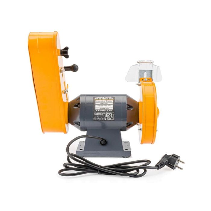 Polizor cu piatra si banda abraziva smirghel, 1850 W, Powermat