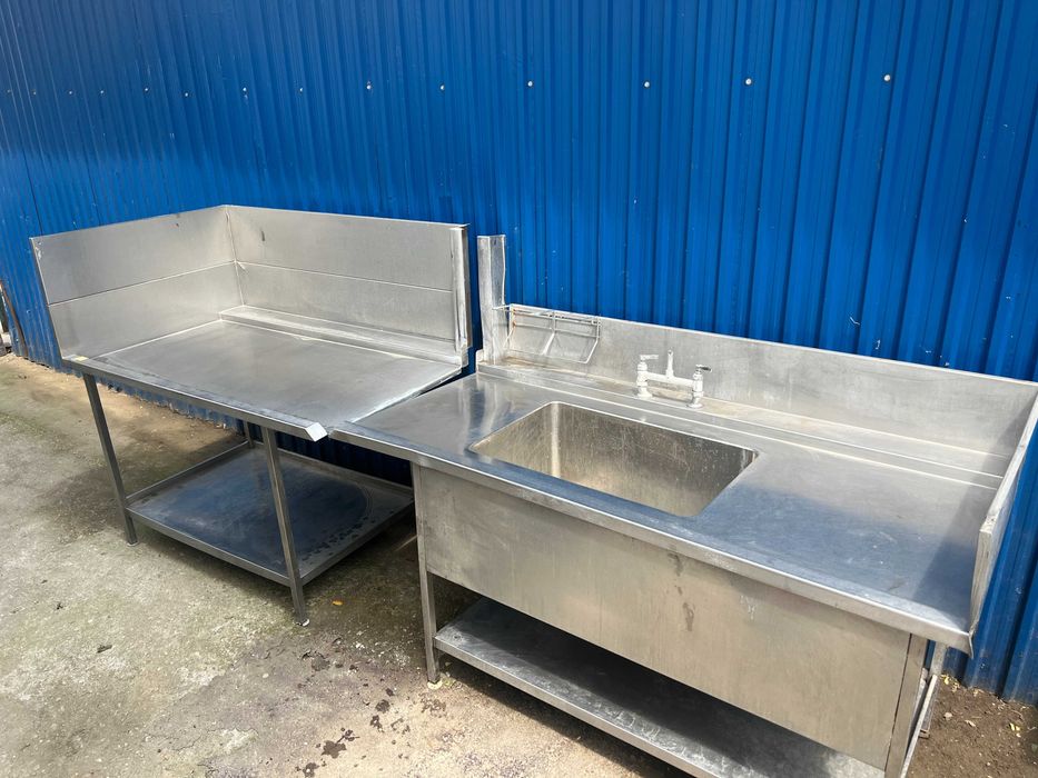 Chiuveta 1 cuva inox masina spalat vase, Mobilier inox bucatarie