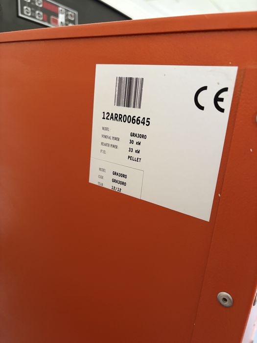 Vand centrala Arca Caldaie 33 kW pe peleti cu puffer de 1000 l