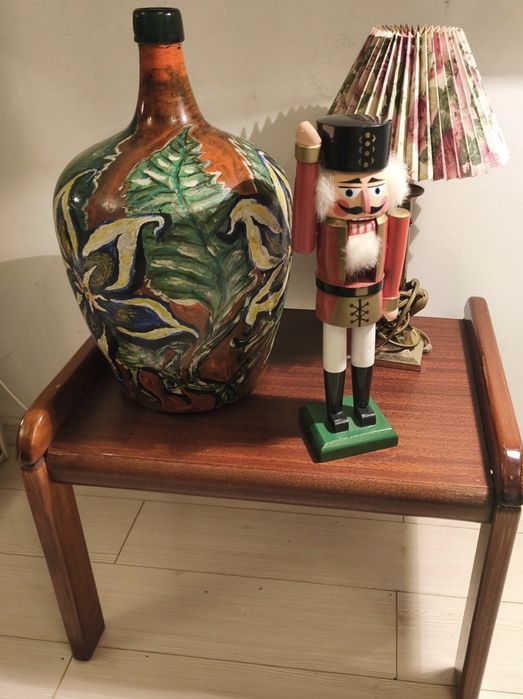 Damigeană sticlă pictată