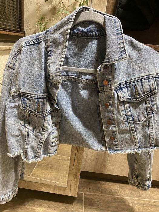 Късо дънково яке