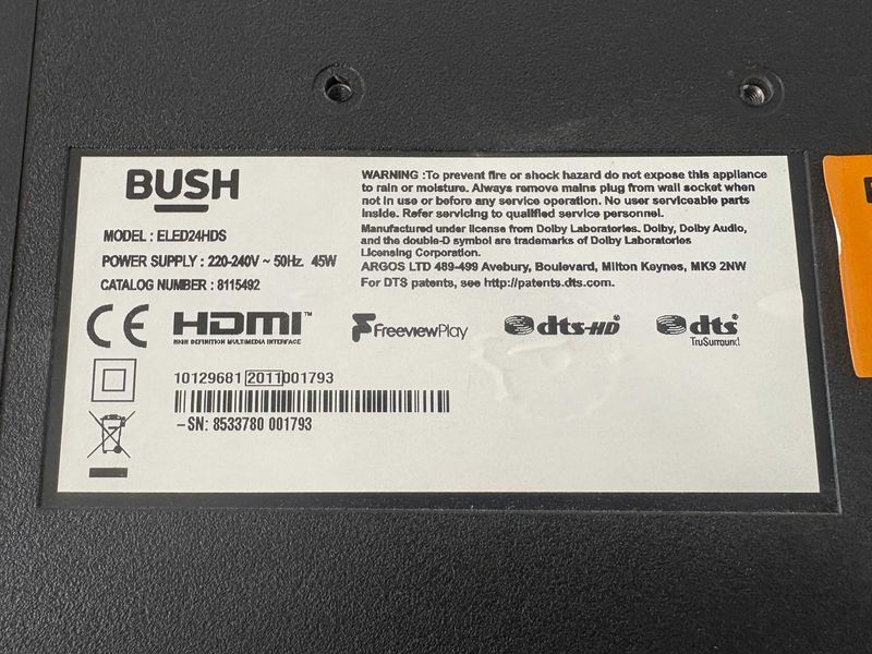 Телевизор - Bush 24 inch / Smart A7