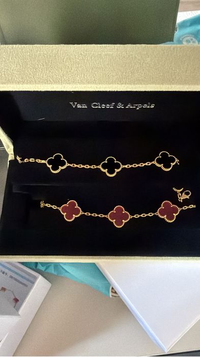Van cleef браслет оникс