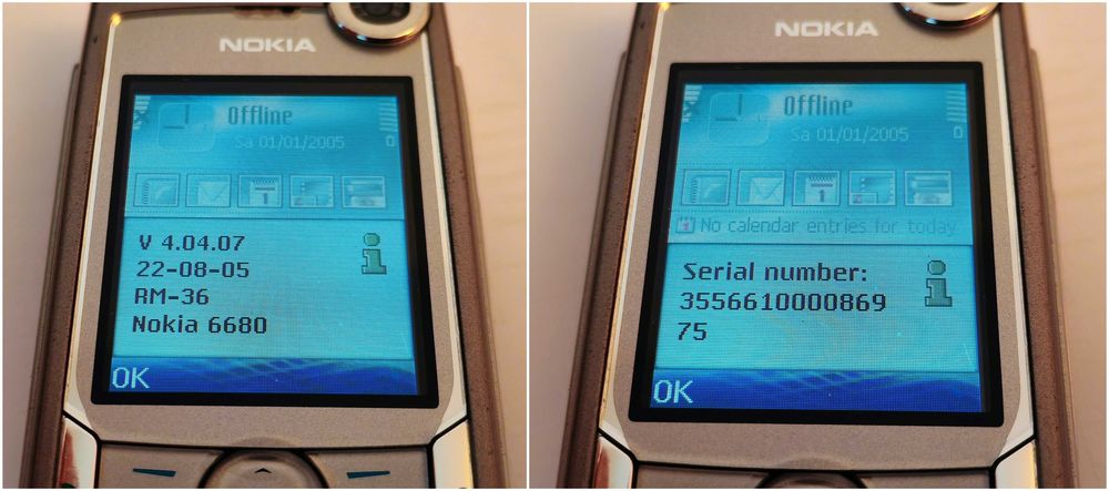 Nokia 6680 много запазен 25 минути разговори 100% ориг Made in Finland