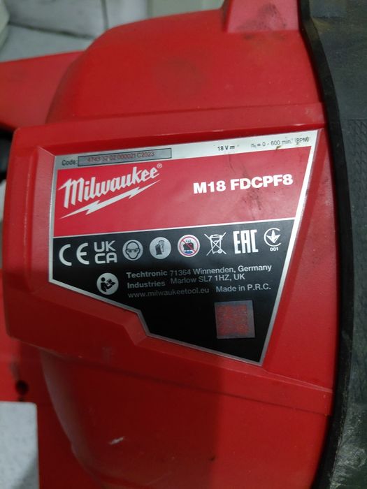 Milwaukee m18 desfundator de tevi
