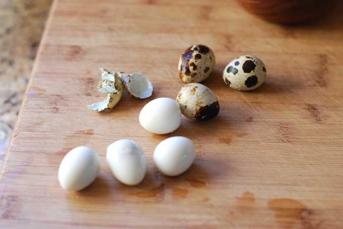 Яйца перепелов, бедана тухум