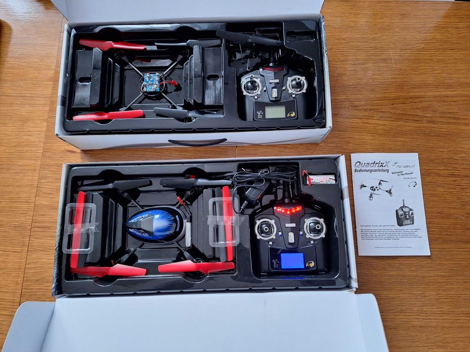 Două seturi de drone telecomandate Quadrix