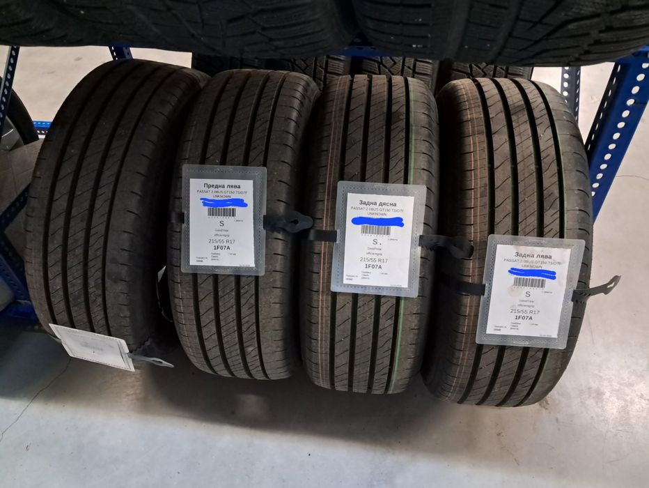 Летни гуми GOODYEAR EFFIGRIP 4 бр 215/55/17 DOT 2625