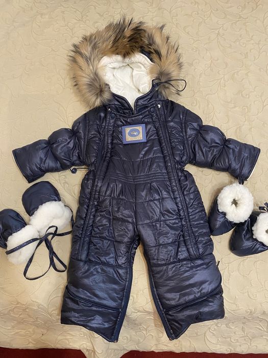 Продам зимний конверт-комбинезон для малыша