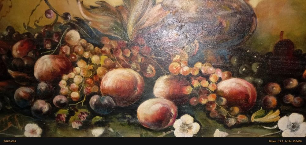 Натюрморт холст масло 50см-118см.  Коллектив  художников.