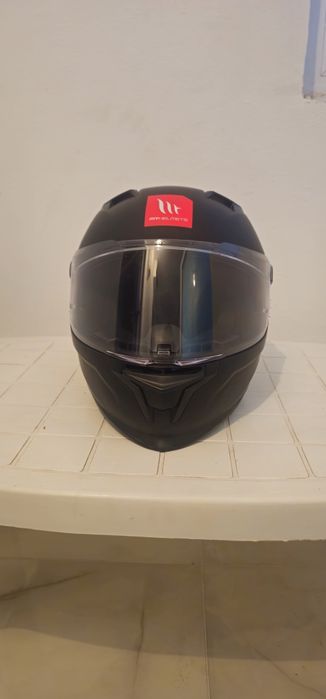 Casca moto MT Braker SV A1 negru mat (ochelari soare integrati) mărimea M/57-58