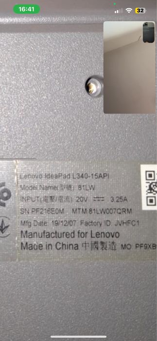 Laptop Lenovo IdeaPad L340-15API – AMD, 15.6”, funcțional